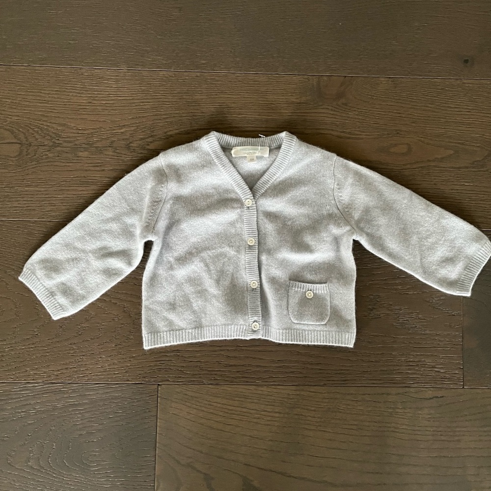 Eric Bompard baby cashmere cardigan 6-12M nwt